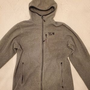 Mountain Hardwear Strecker Men's Hooded Jacket Size:M Color:Heather Titanium